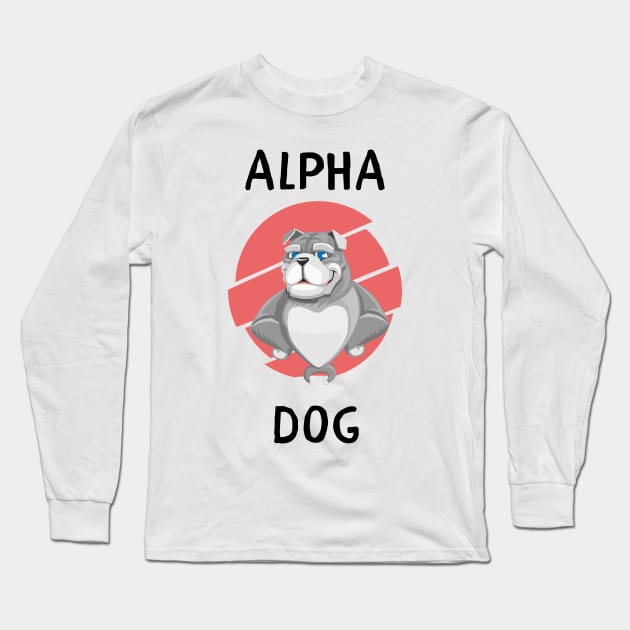 Alpha dog Long Sleeve T-Shirt by IOANNISSKEVAS